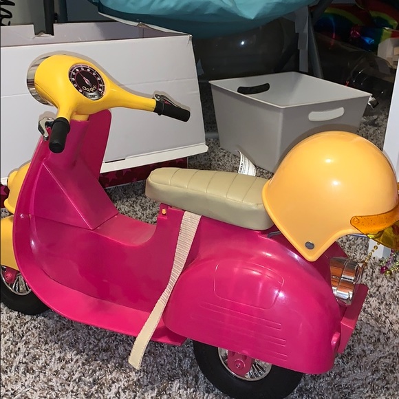 our generaton Other - OUR GENERATION SCOOTER WITH HELMENT